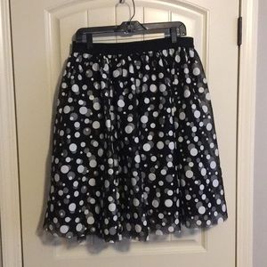 Polka dot skirt